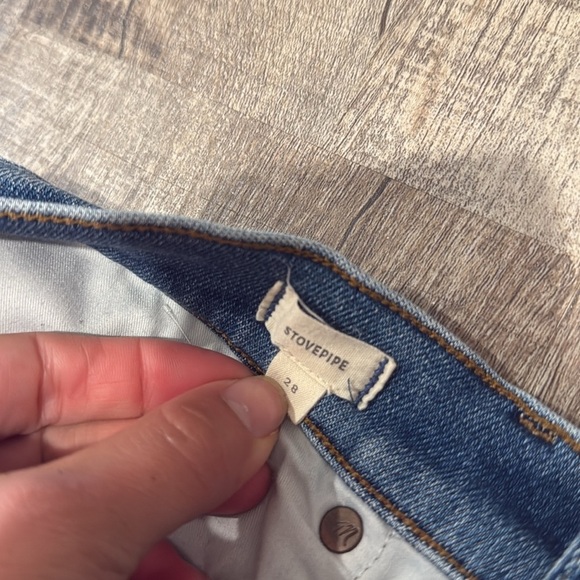 Madewell - Stovepipe Jeans in Ditmas Wash - Size 28 - Good Condition!! - Picture 8 of 13